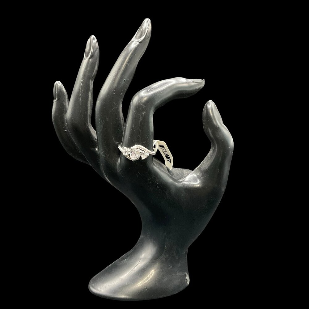 Sterling Silver Triple Heart Ring